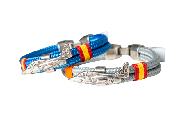 Pulsera  40 Aniversario Patrulla Aguila con bandera de España