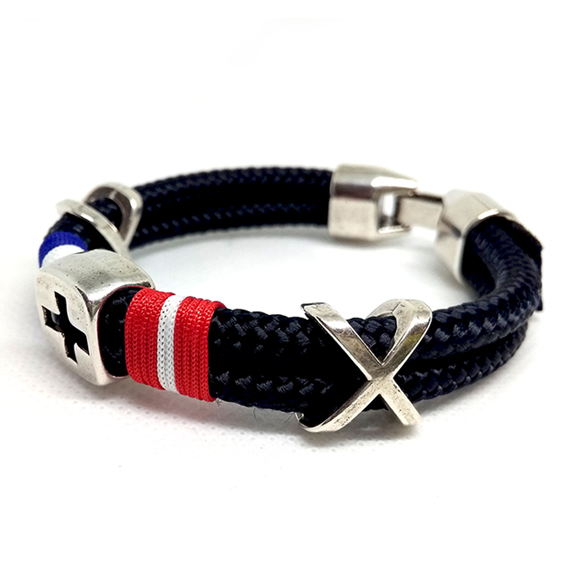 Pulseras de buceo CRUZ WAVE macnavy Rojo blanco