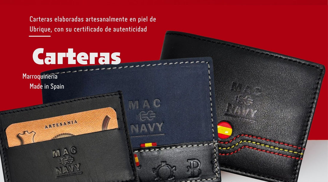 carteras con bandera de España