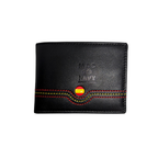 Cartera piel autentica Mac Navy