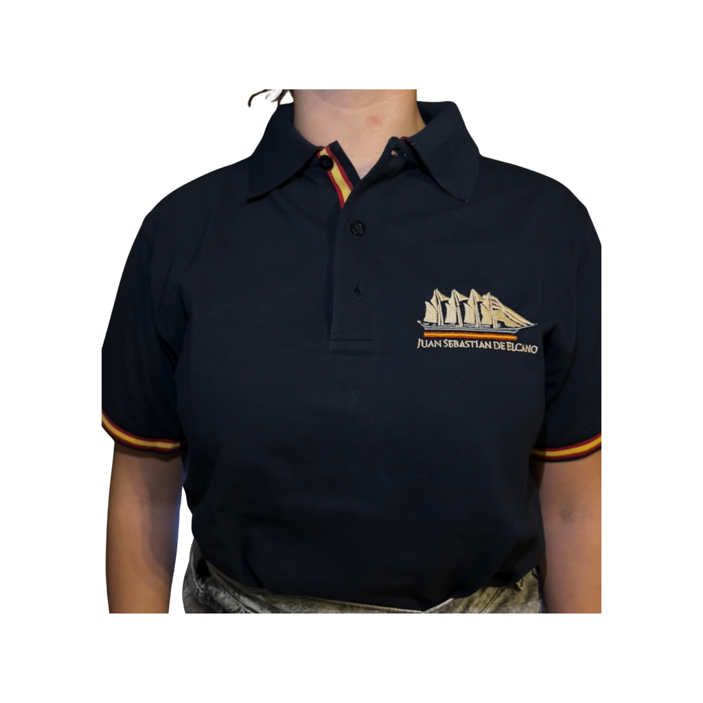 Polo manga corta Mac Navy JSE Juan Sebastian de El Cano