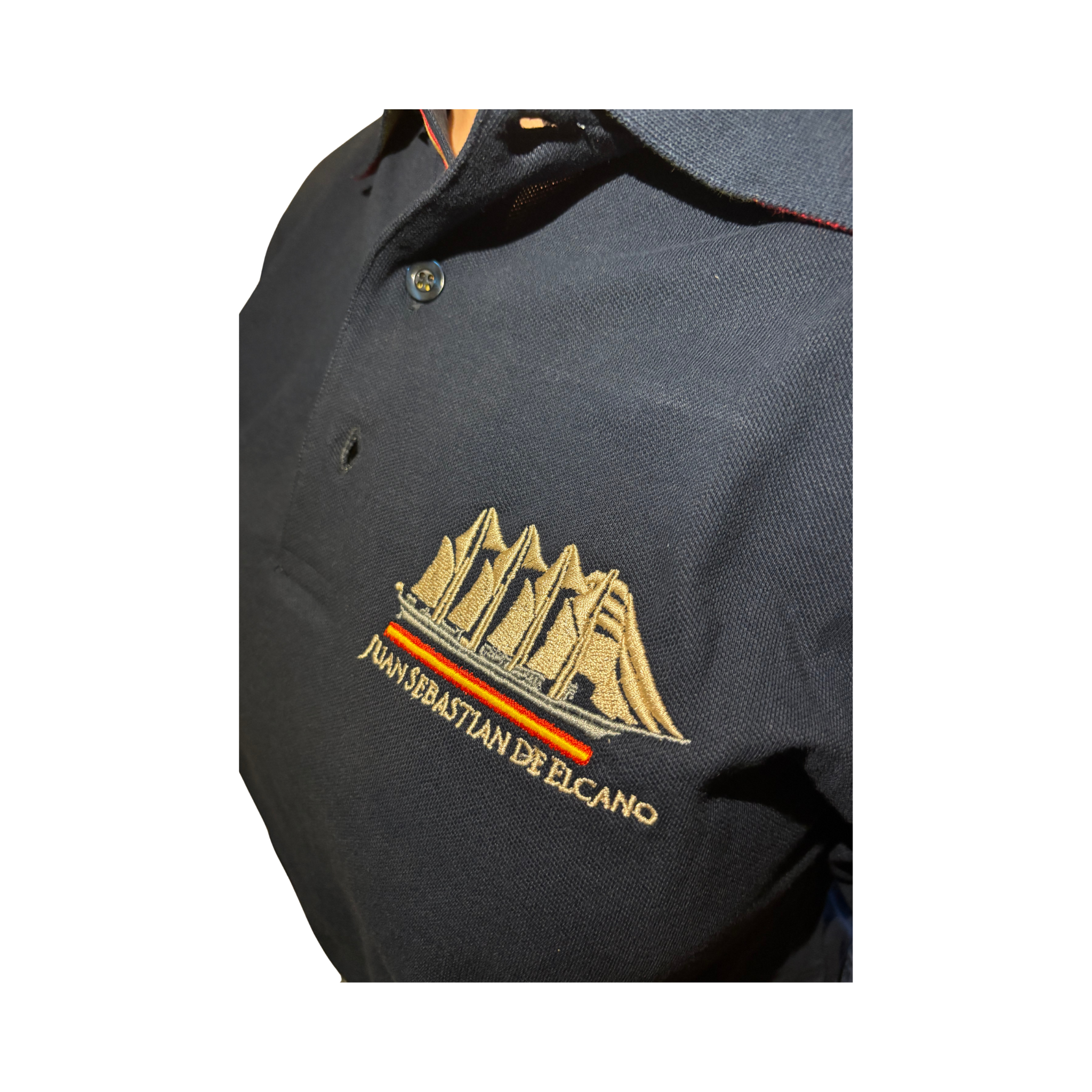 Polo manga corta Mac Navy JSE Juan Sebastian de El Cano