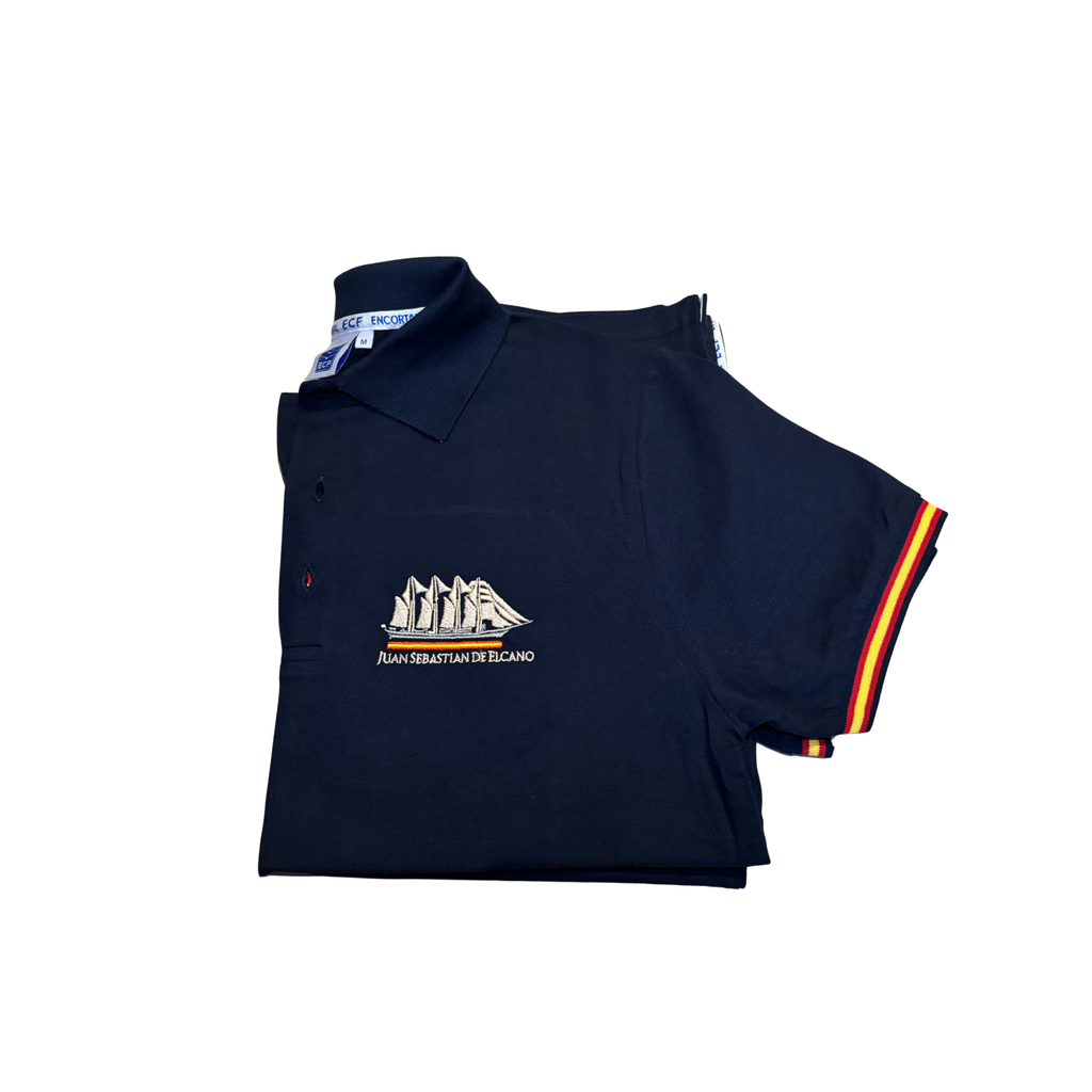 Polo manga corta Mac Navy JSE Juan Sebastian de El Cano