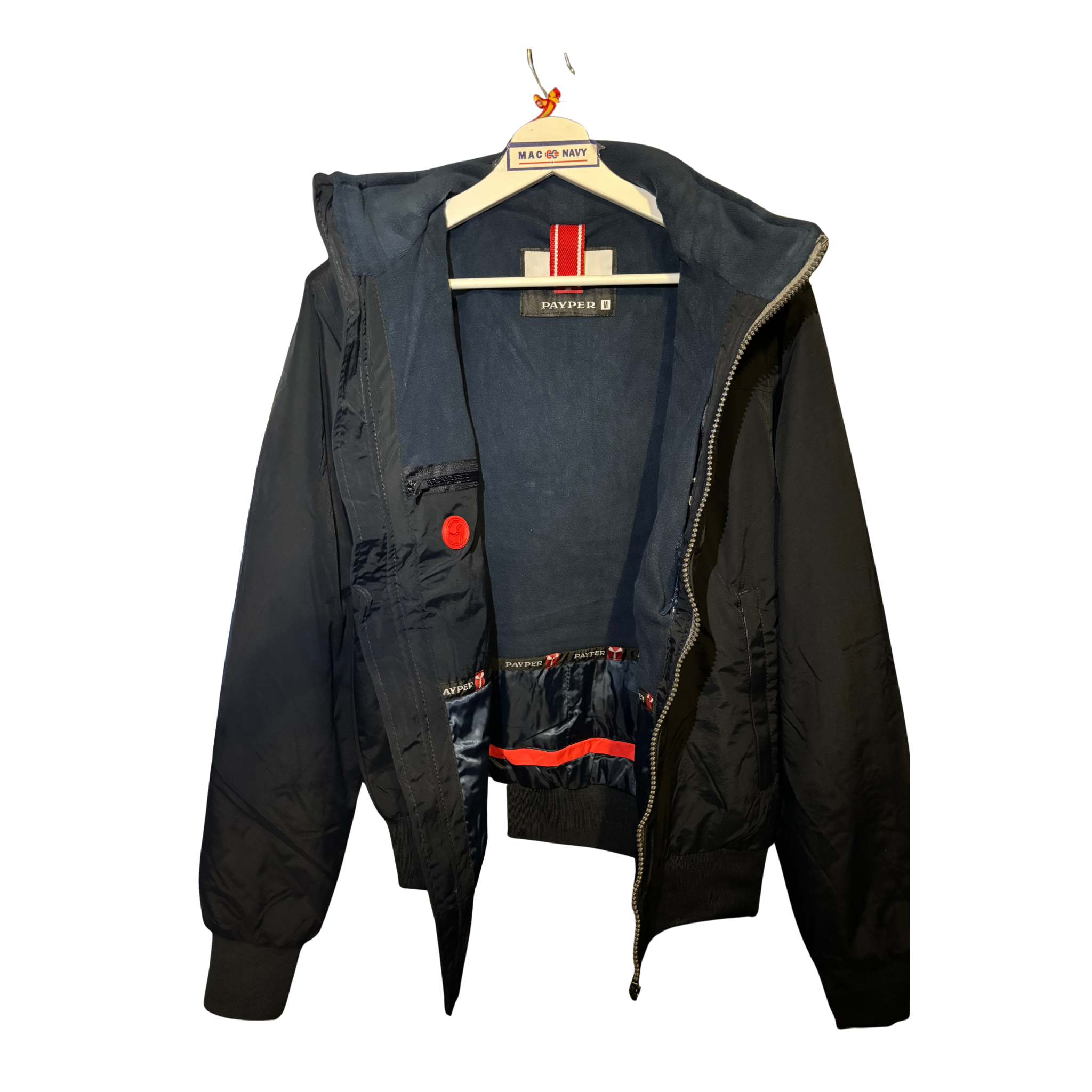 Cazadora semi bomber con doble forro Mac Navy JSE Juan Sebastian de El Cano