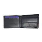 Cartera piel autentica Mac Navy