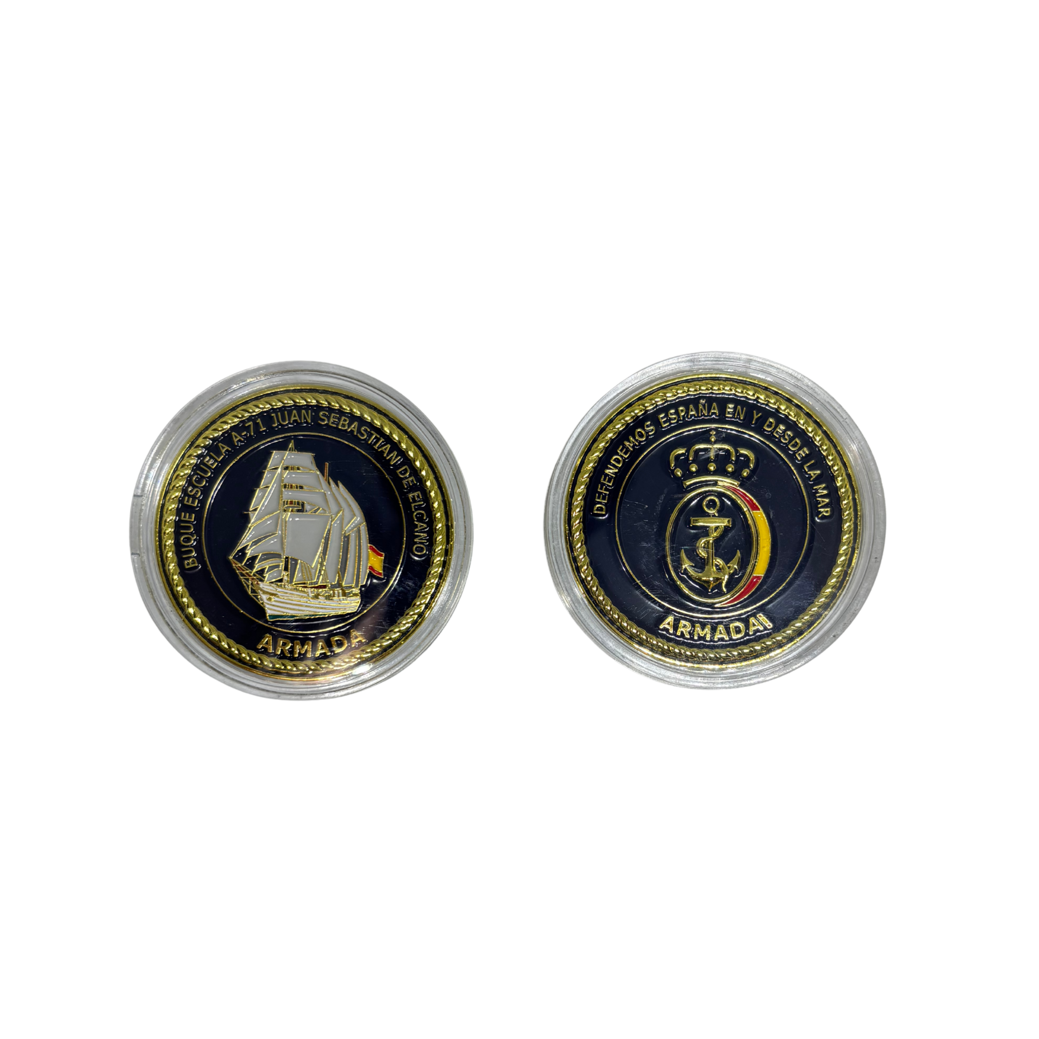 Moneda coleccionista Juan Sebastian de El Cano