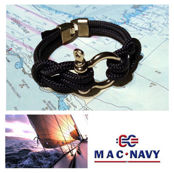 Pulsera negra con bandera de España