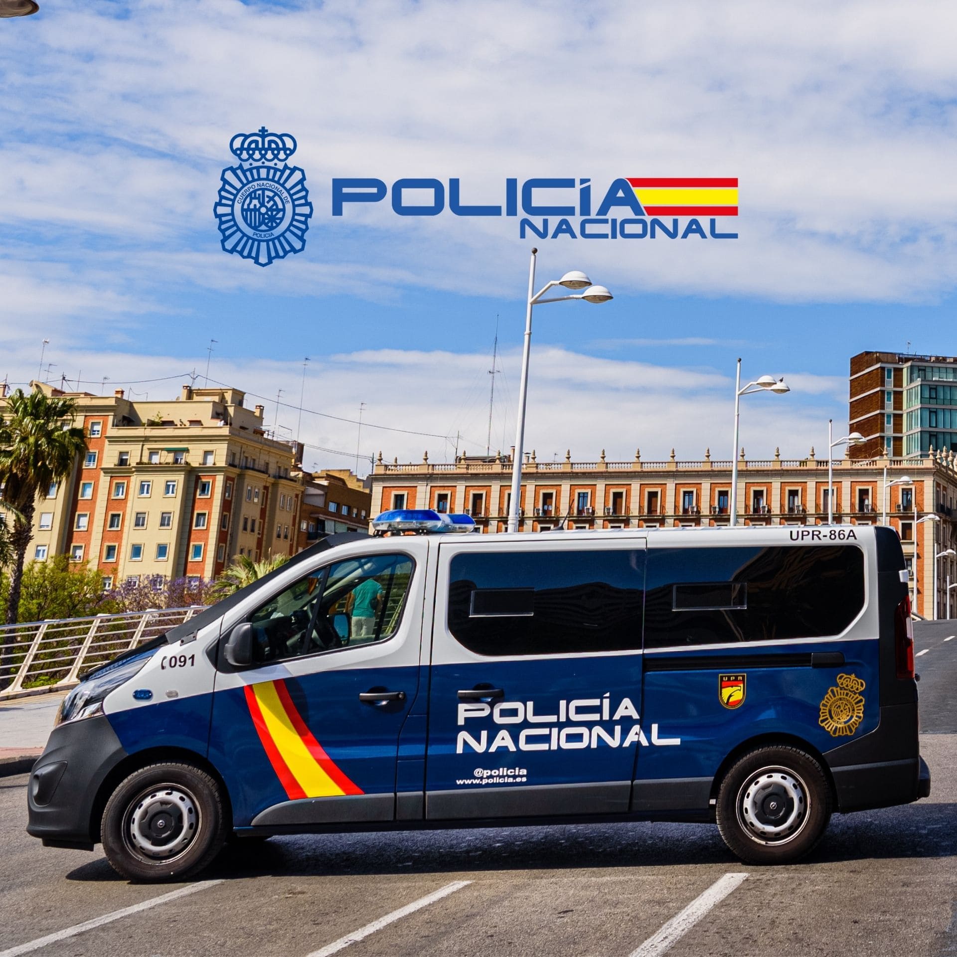 Furgoneta de la Policía Nacional