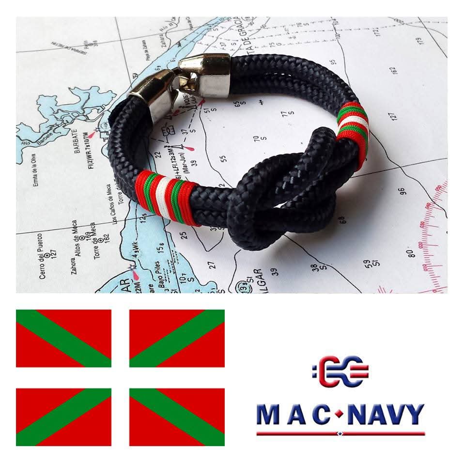 Pulsera Náutica Nudo LLano o As de guía