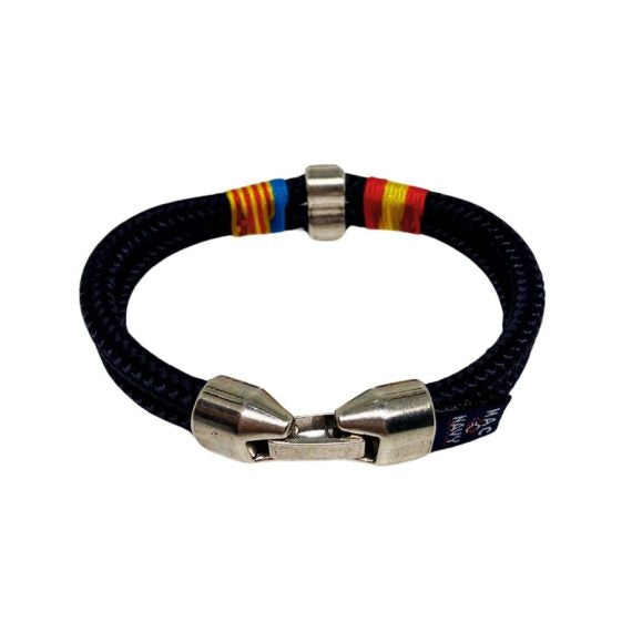 Pulsera y llavero Tributo a Valencia con bandera de España