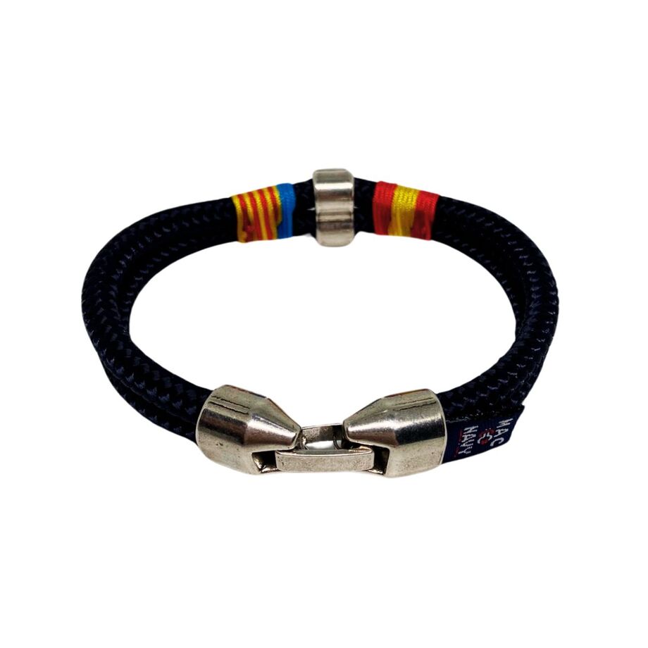 Pulsera y llavero Tributo a Valencia con bandera de España