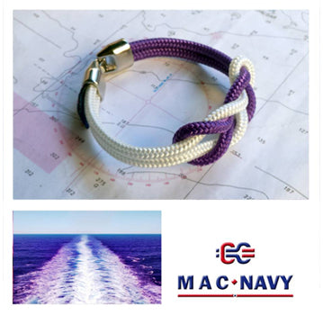 Pulseras Náuticas Curly con bandera de España