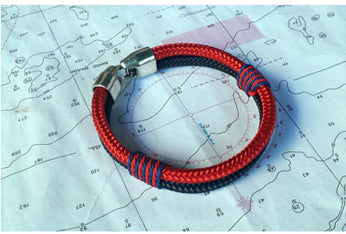 Pulsera nautica con Bandera de Barcelona