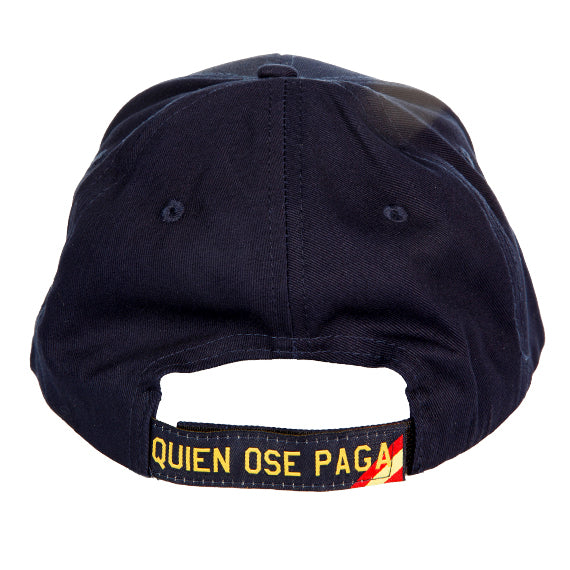 Gorra Mac Navy Hornet F-18 con bandera española.