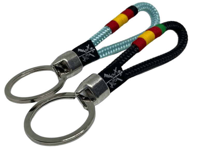 Llavero Legión Española con bandera de España Modelo Premium Plata 