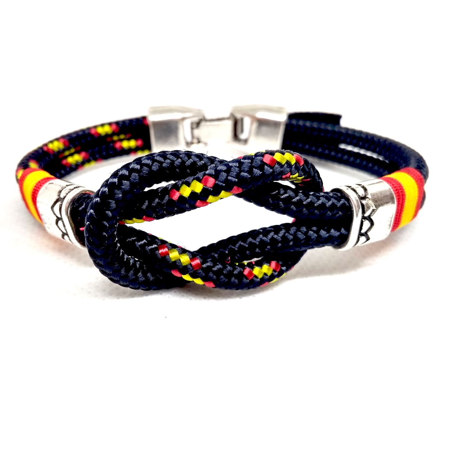 Pulsera Náutica Nudo LLano Plus o As de guía colección jaspeada.