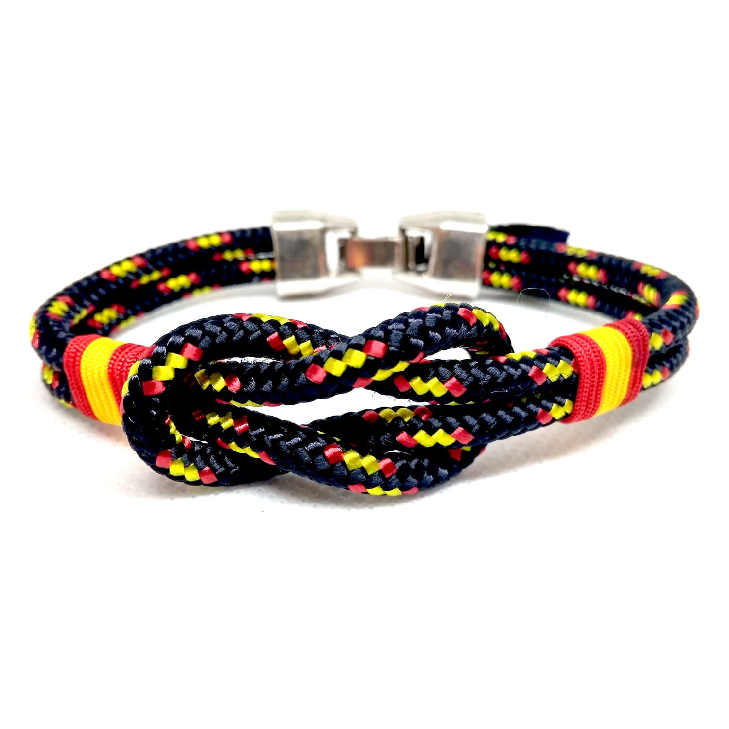 Pulsera Náutica Nudo LLano Plus o As de guía colección jaspeada.