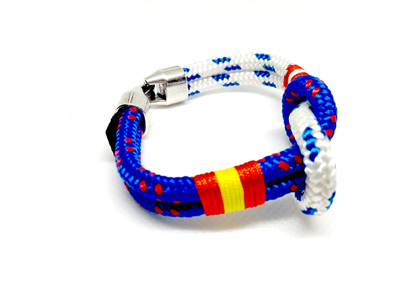 Pulsera Oficial Semana del Atlantico. Pulsera con bandera de España o personalizable.