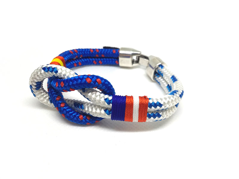 Pulsera Oficial Semana del Atlantico. Pulsera con bandera de España o personalizable.