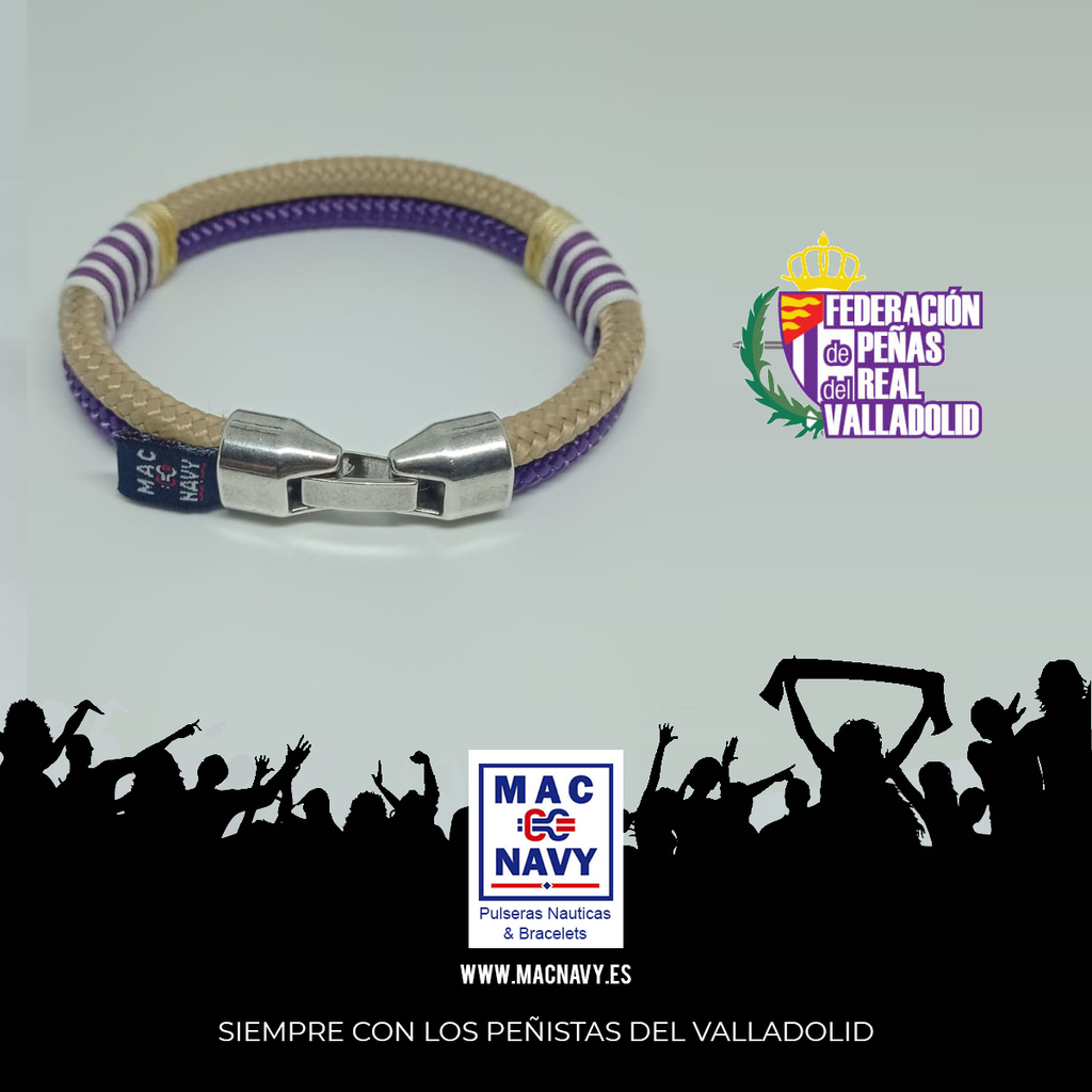 Pulsera Oficial Peñistas del Valladolid 2022-2023 con bandera de España