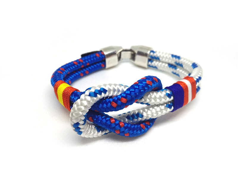 Pulsera Oficial Semana del Atlantico. Pulsera con bandera de España o personalizable.