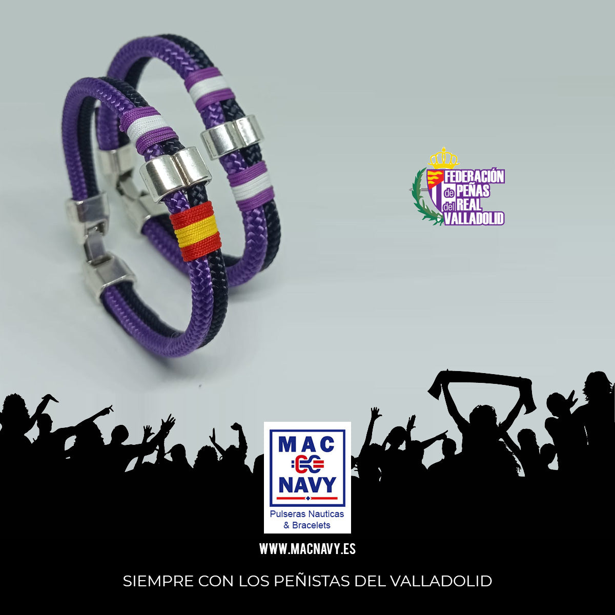 pulsera oficial Peñistas del Real Valladolid