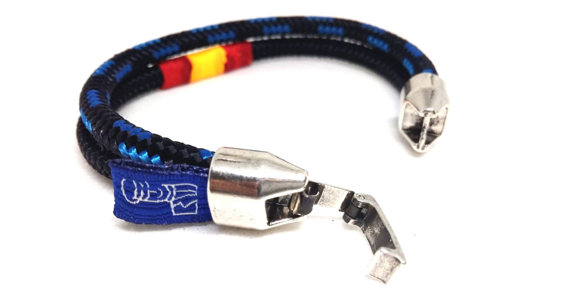 Pulsera Oficial Policía Municipal con bandera de España Uniformidad Ducados Blue 