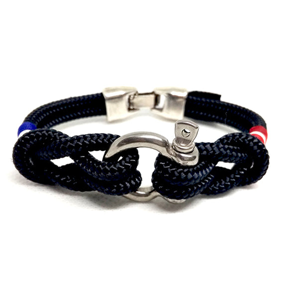 pulseras náuticas de driza con grilletes