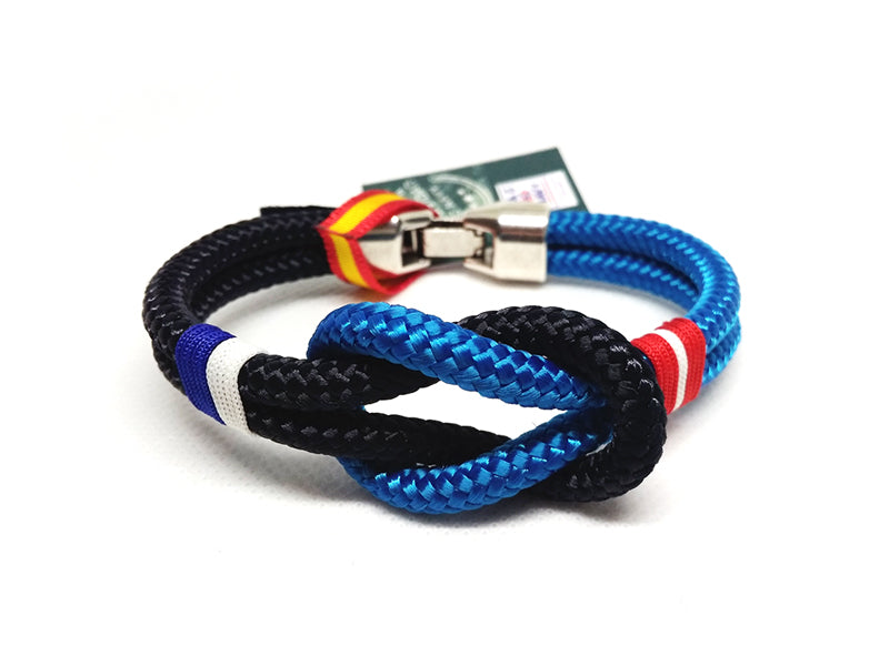 Pulseras Náuticas de driza con vitolas buceo (Dive) Mac Navy