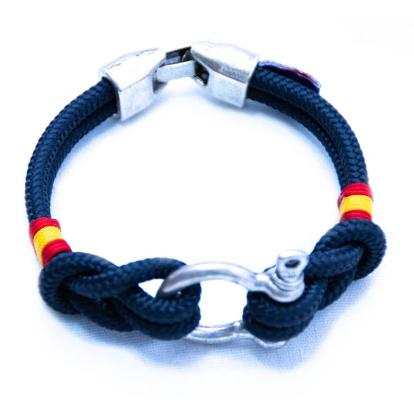 Pulsera Náutica Grillete Double Cord Mac Navy
